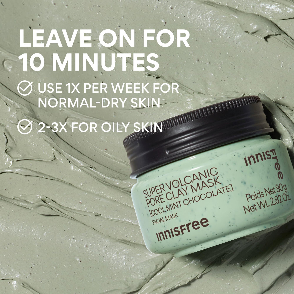 innisfree jar staged in bathroom for a relaxing at‑home spa moment