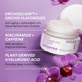 innisfree close-up of Orchidelixir ingredient highlighting antioxidant support