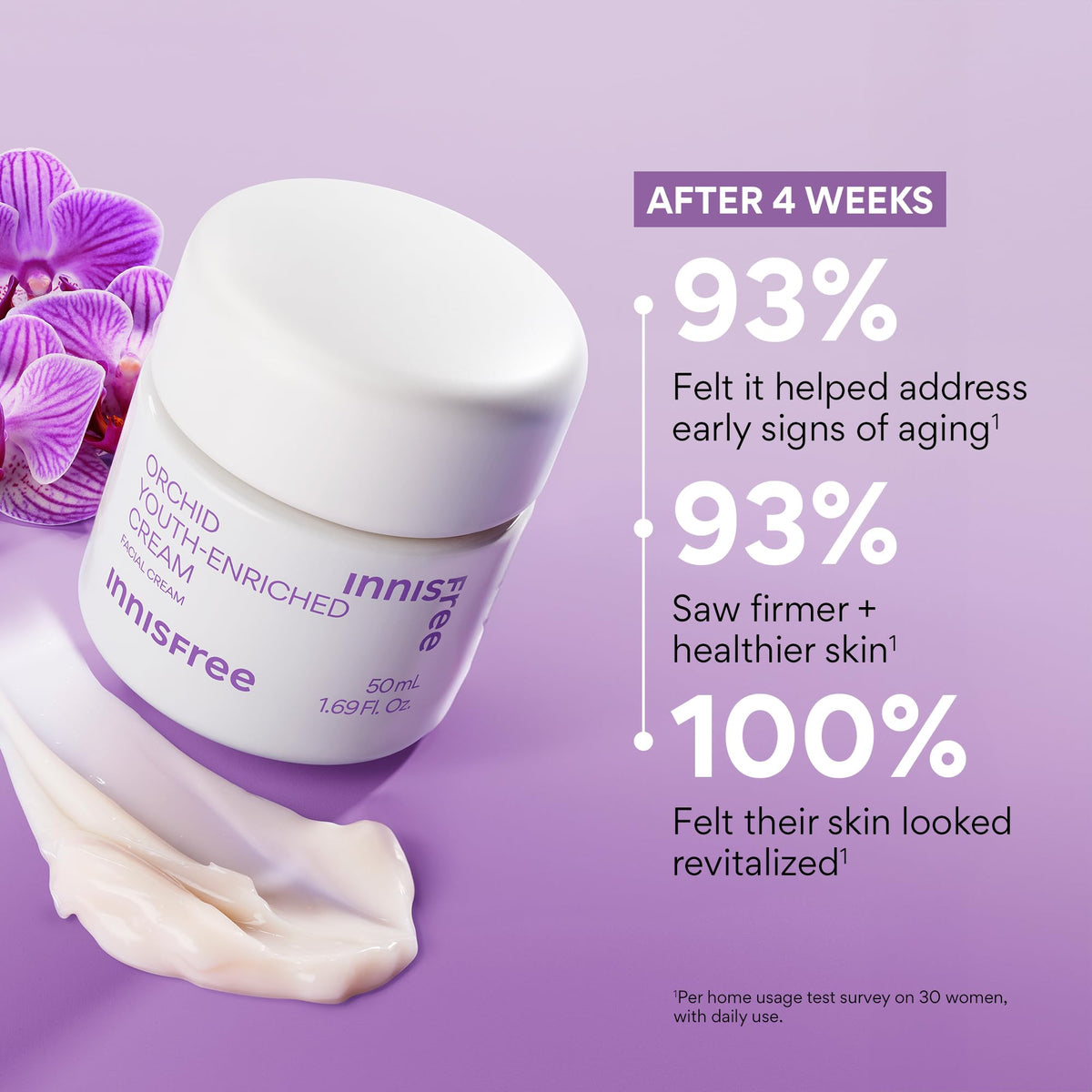 innisfree cream texture close-up showing smooth rich consistency and hydration