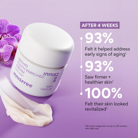 innisfree cream texture close-up showing smooth rich consistency and hydration