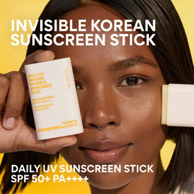 innisfree sunscreen stick used outdoors during activity for sweat resistance
