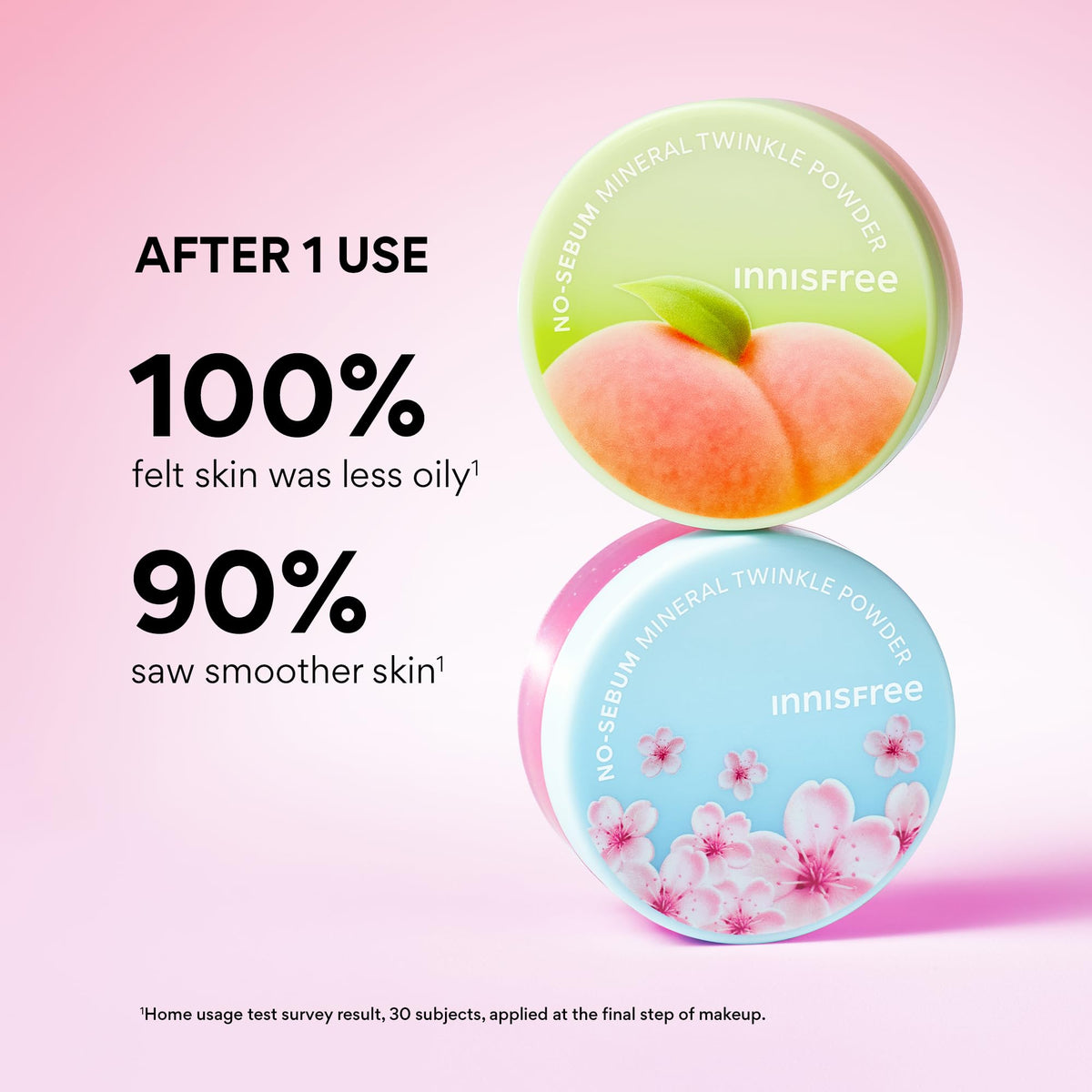 innisfree cherry shade pan showing baby pink tint and brightening benefit for cool undertones