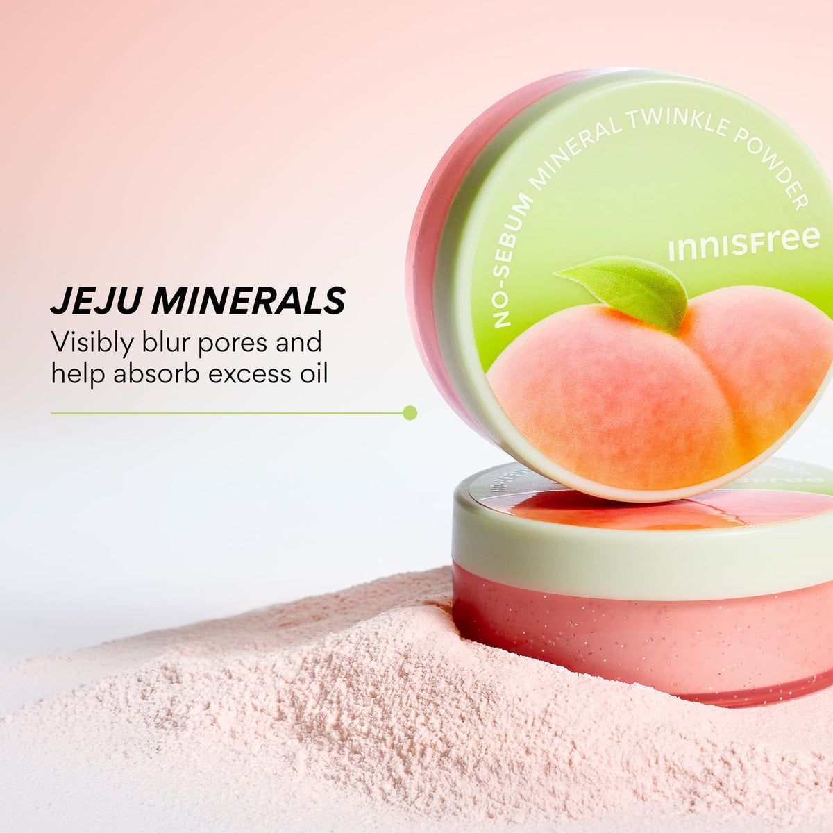 innisfree peach shade pan showing light coral tint and warming benefit for warm undertones