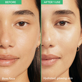 innisfree pouring toner into hand demonstrating easy application and absorption