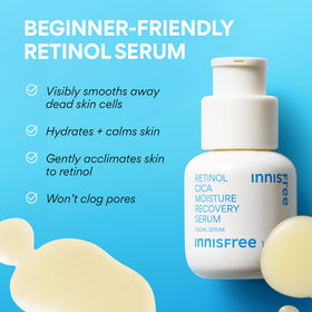 innisfree pump dispensing serum illustrating convenient dosing and hygienic application benefit