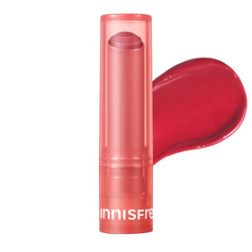 innisfree front packaging shows Rose Brick shade and natural finish benefits