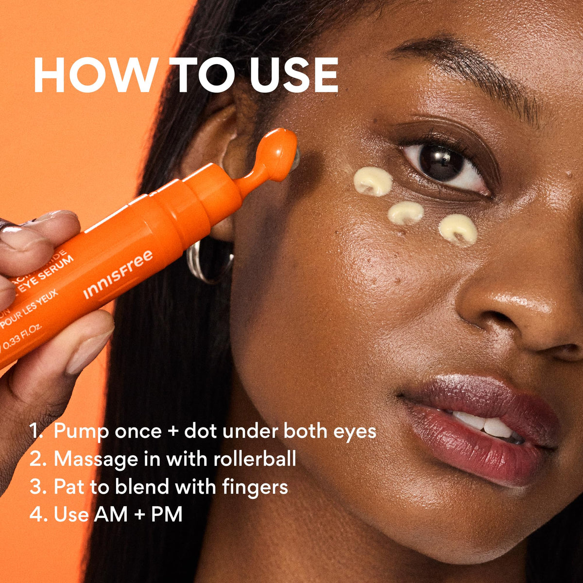 innisfree serum in bathroom routine setting for daily morning use
