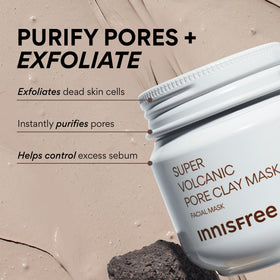 innisfree creamy clay texture close-up highlighting smooth application