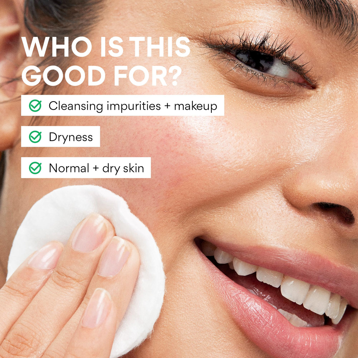 innisfree clear cleansing water texture on palm showing lightweight hydration