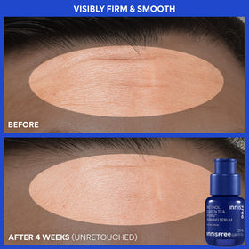 innisfree serum drop close-up highlighting lightweight, absorbent texture
