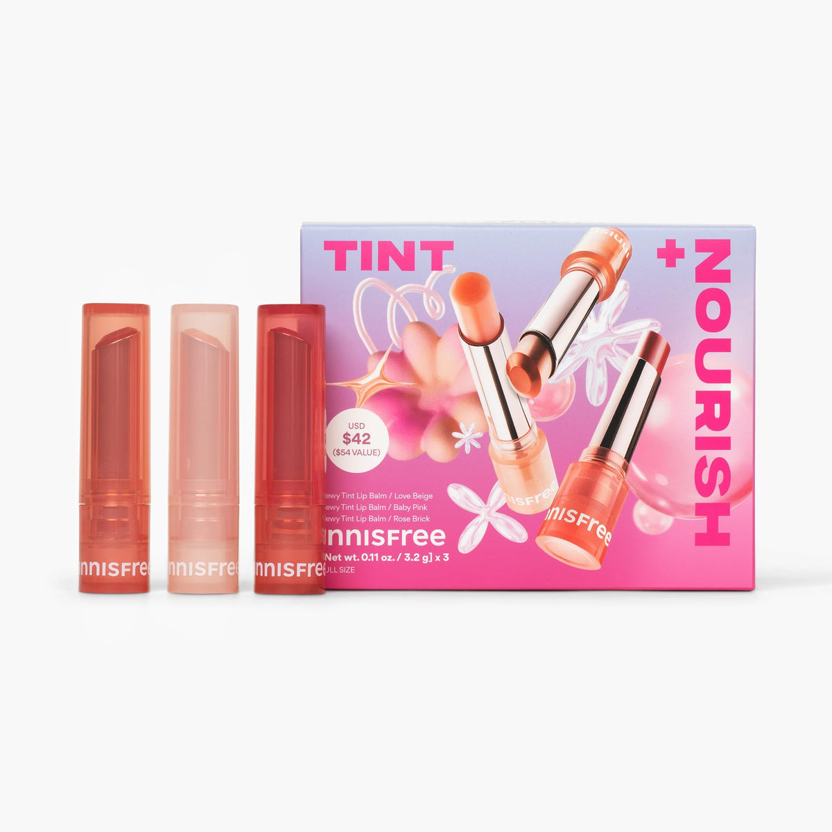 innisfree front packaging showing trio and limited edition benefits