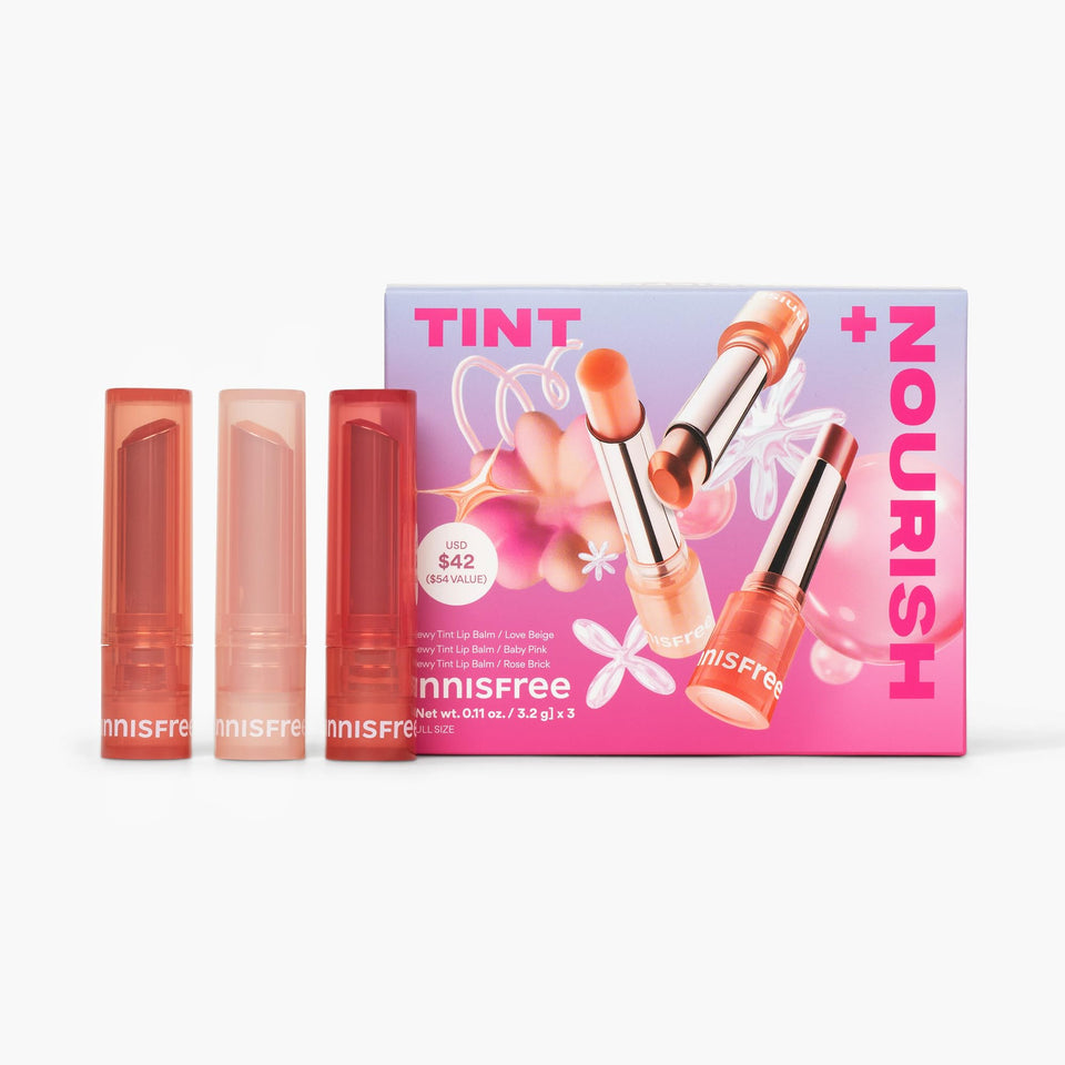 innisfree front packaging showing trio and limited edition benefits