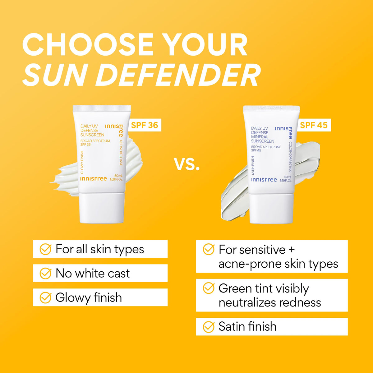 innisfree tube open with product dispensed showing easy controlled application