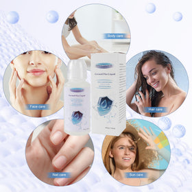 INNOCOSVATE pouring preservative into jar in use for safer DIY cosmetics