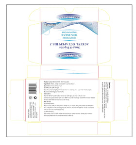 INNOCOSVATE on bathroom shelf styled lifestyle image showing professional-grade feel benefit