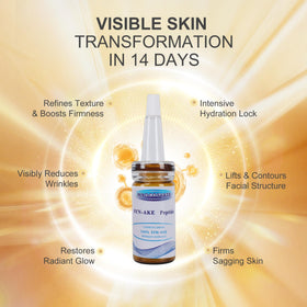 INNOCOSVATE dropper dispensing serum into palm demonstrating controlled formulation benefit