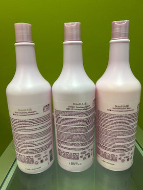 INOAR after-treatment hair showing smooth shiny results and manageability