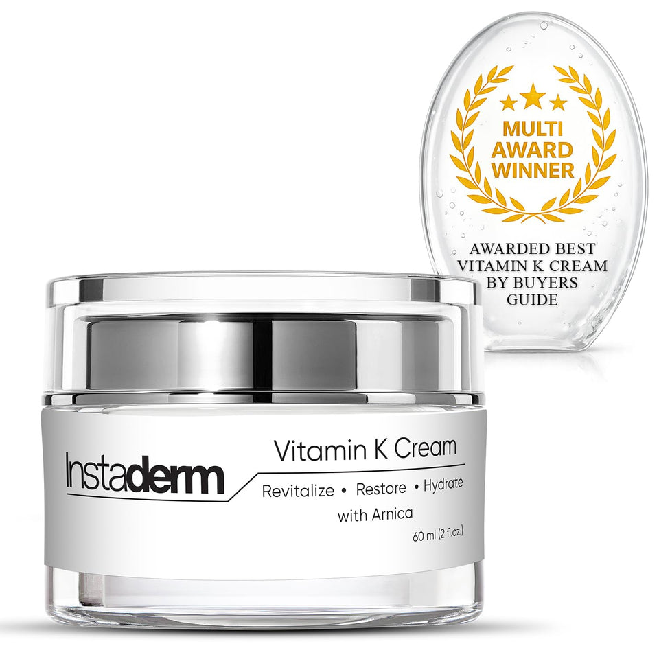 Instaderm front packaging showing product and benefits