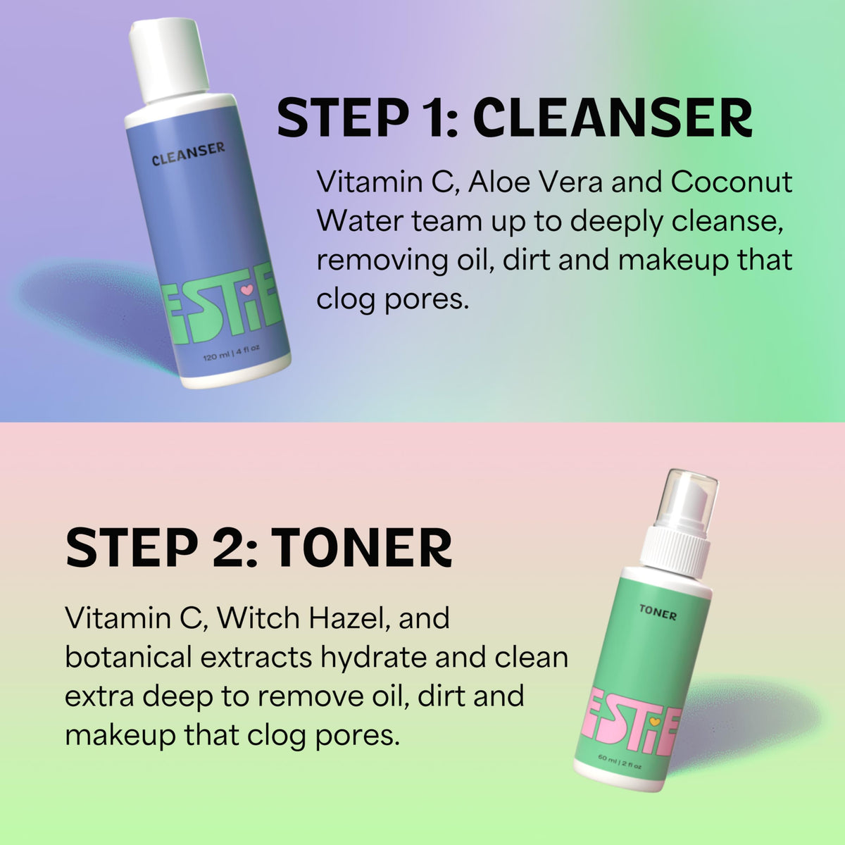 InstaNatural serum droplet absorbed into skin for quick hydration benefit