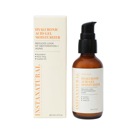 InstaNatural front packaging showing product benefits and daily hydration