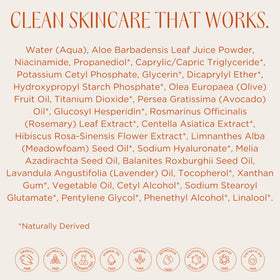 InstaNatural serum applied by model in natural light to show real-world use and glowing skin outcome