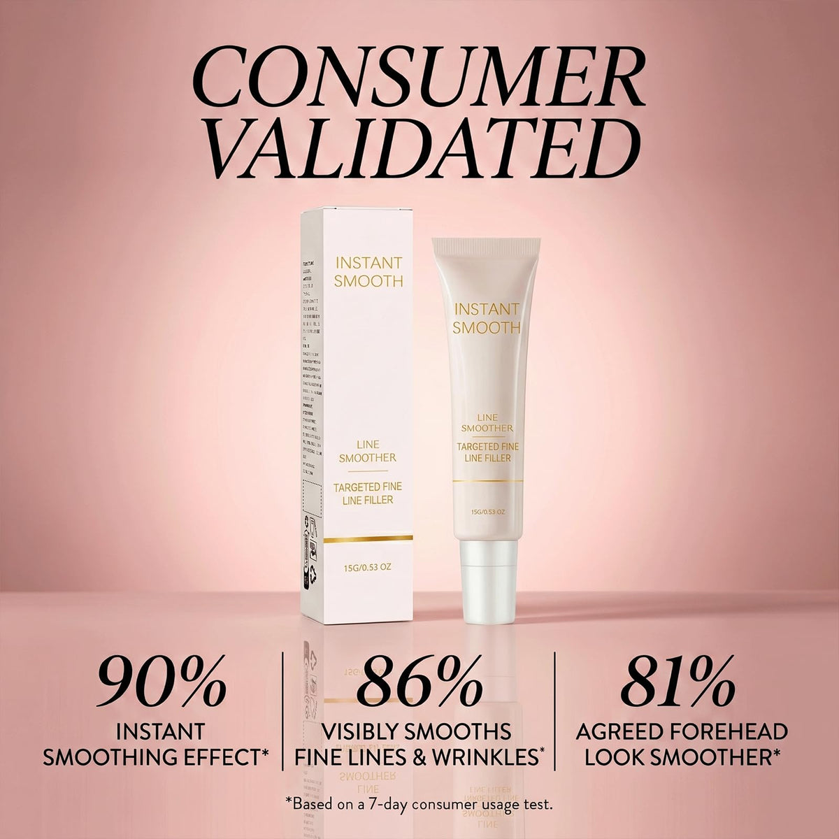 Instant Smooth texture close-up highlighting velvety finish and blur effect