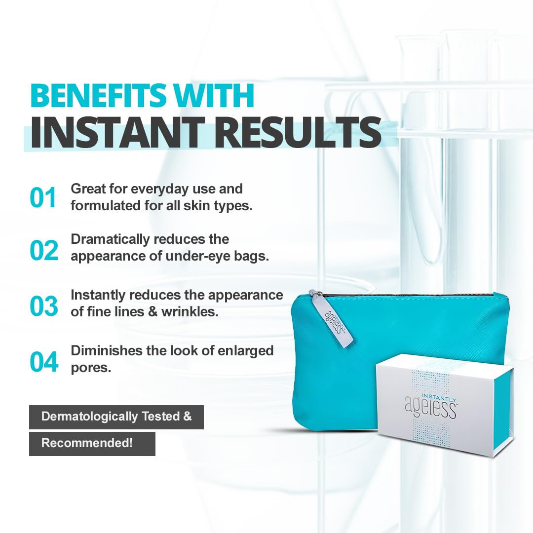 Instantly Ageless being applied under eye for immediate tightening