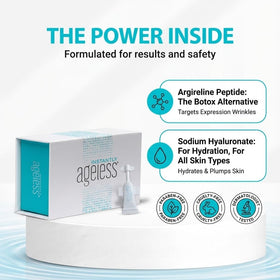 Instantly Ageless being applied under eye to reduce puffiness and smooth fine lines