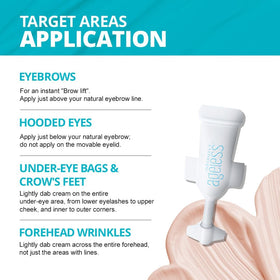 Instantly Ageless applied under-eye area, reduces visible puffiness and smooths