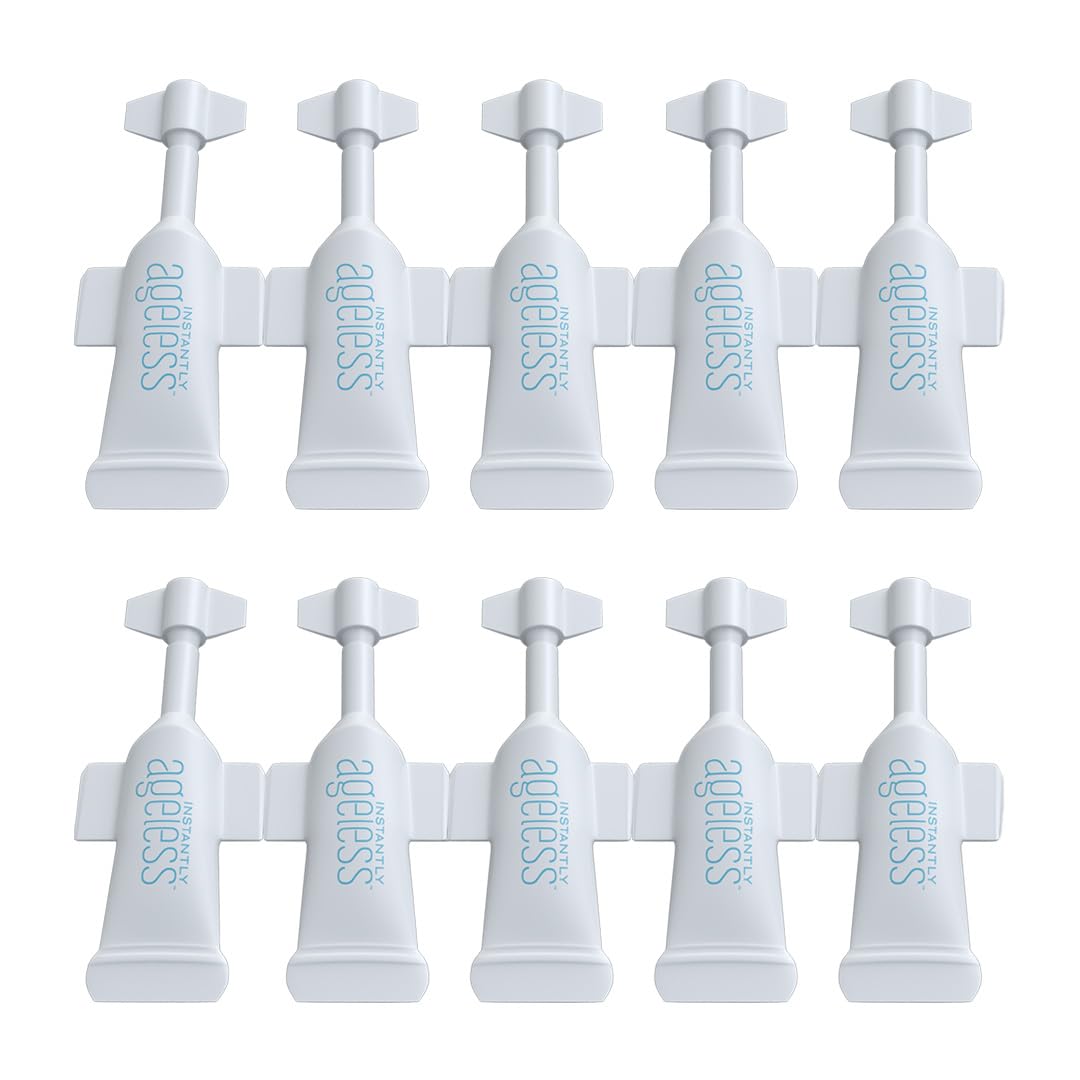 Instantly Ageless front box and vials showing compact packaging benefit