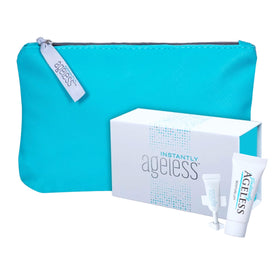 Instantly Ageless front packaging showing kit and product benefits