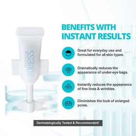 Instantly Ageless label close-up showing ingredient highlight including vitamin C clarity