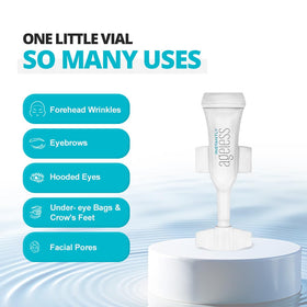 Instantly Ageless lifestyle shot of woman applying cream, instant photo-ready finish