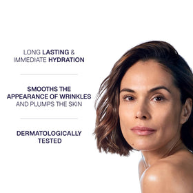 Institut Esthederm applying serum around eye demonstrating gentle patting technique for absorption