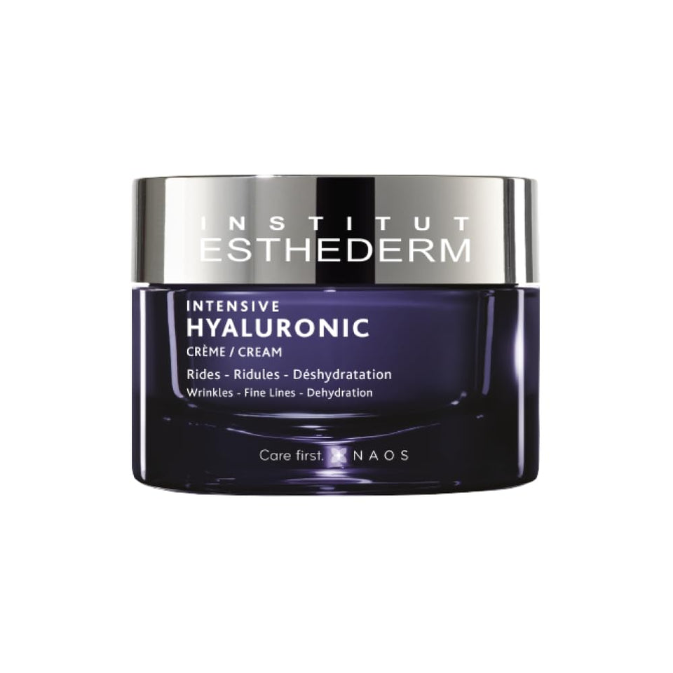 Institut Esthederm jar front view showing packaging and rich hydration benefit