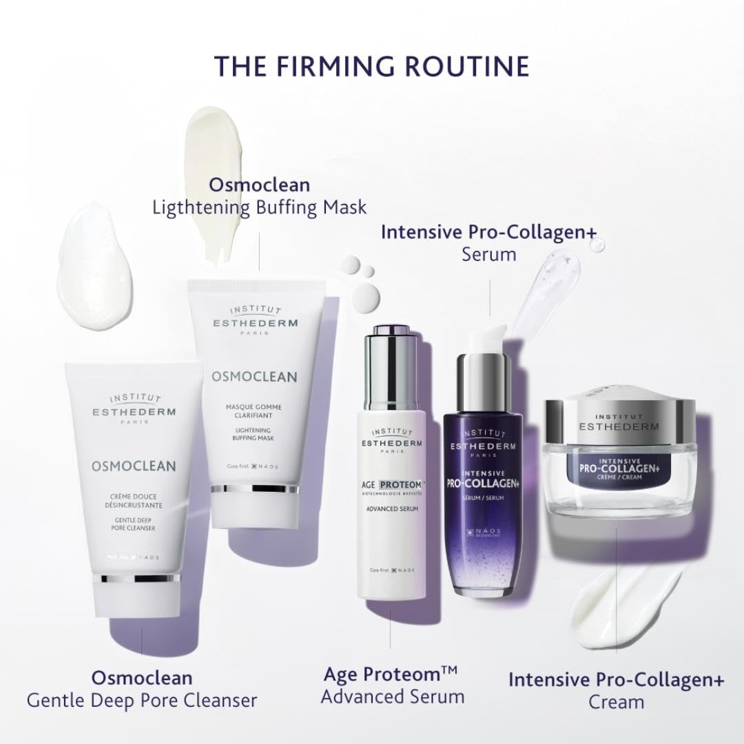 INSTITUT ESTHEDERM PARIS jar on bathroom shelf conveying daily routine integration benefit