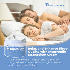 InsurMedic cream texture close-up displaying fast-absorbing smoothness