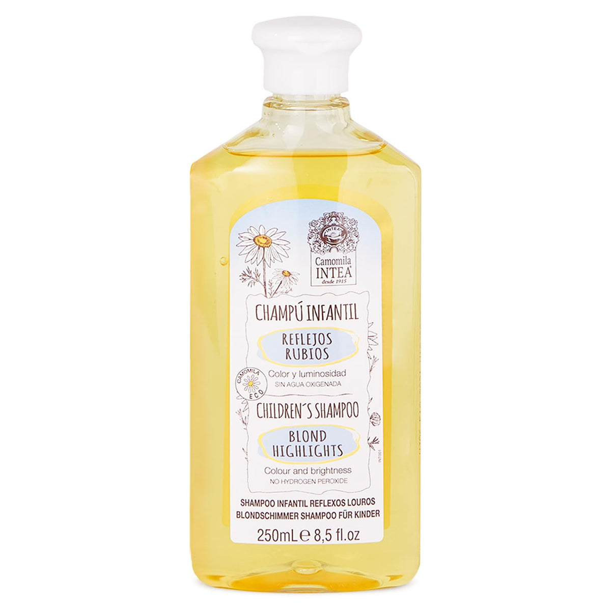 Intea front bottle view showing label and 8.5oz size with clear benefits