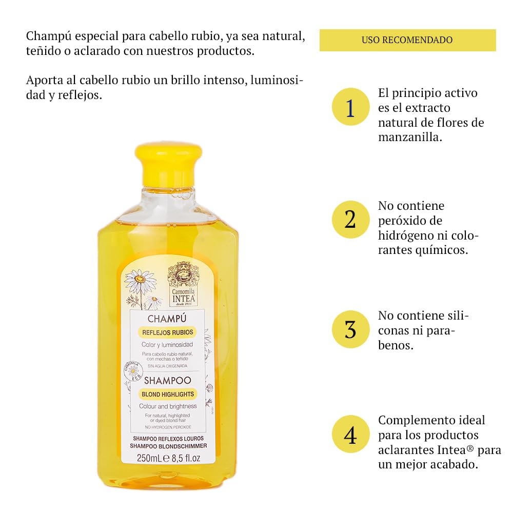 Intea shampoo placed on bathroom shelf suggesting everyday routine