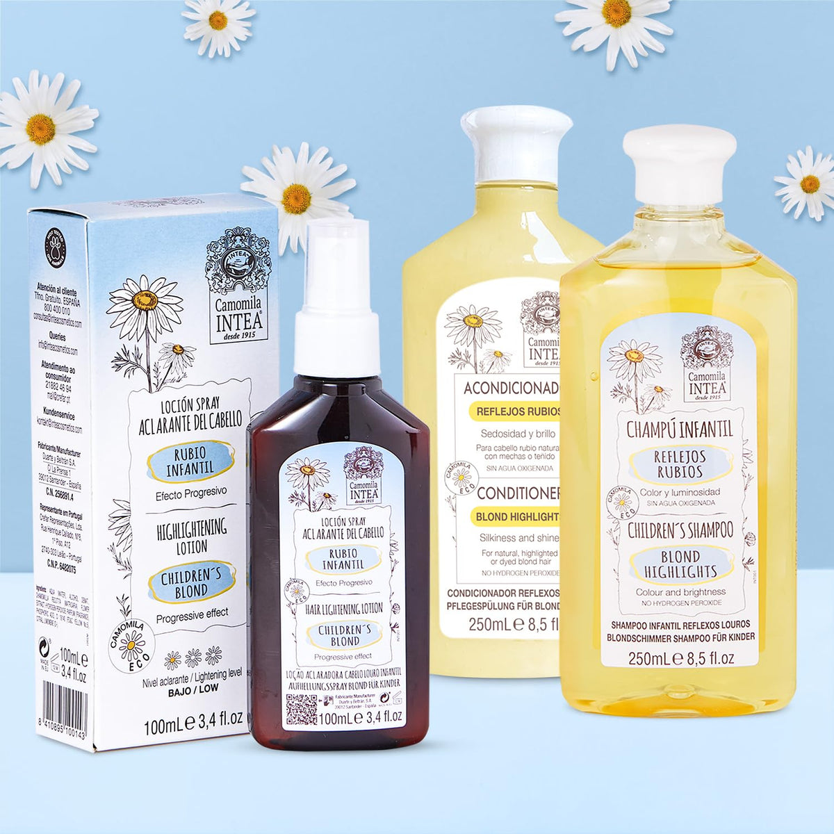 Intea trio on bath shelf suggesting daily routine and convenience