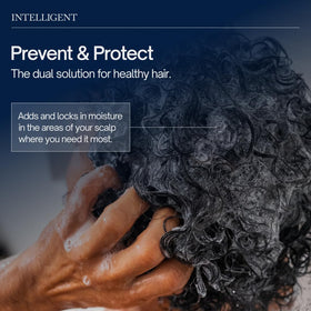 Intelligent Super Volumizing Conditioner being applied to wet hair demonstrating easy use