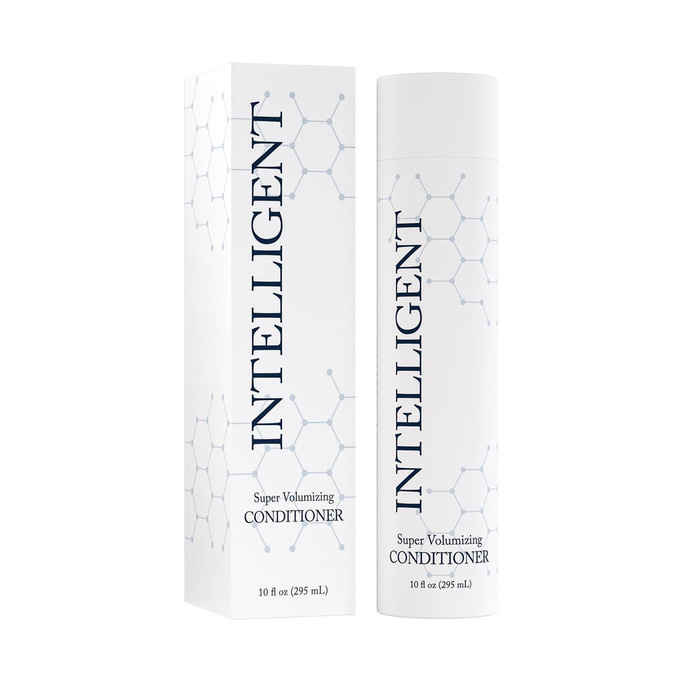 Intelligent Super Volumizing Conditioner front packaging showing label and volume benefits