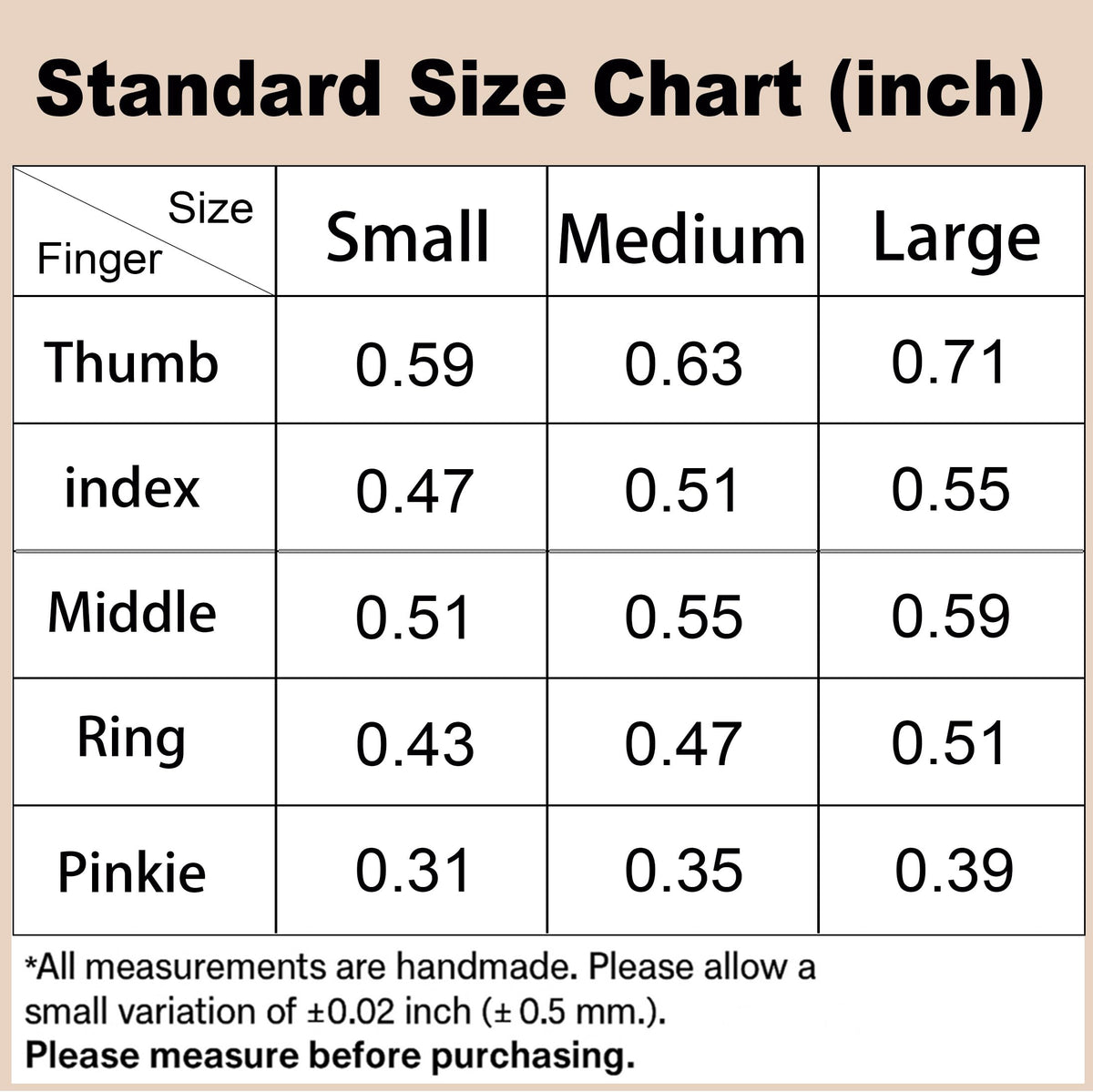 IntoVibes medium size comparison illustrating fit across nail beds for comfort