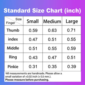 IntoVibes scale comparison on hand model showing large size coverage benefit