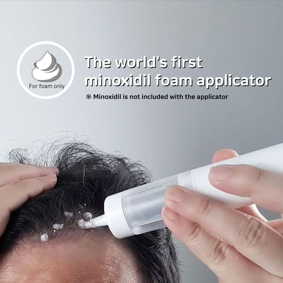 inveneed nozzle close-up detail highlighting precision tip for direct scalp delivery
