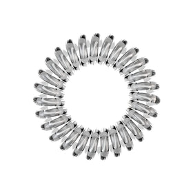 invisibobble Crystal Clear used in gym setting for secure workout hold