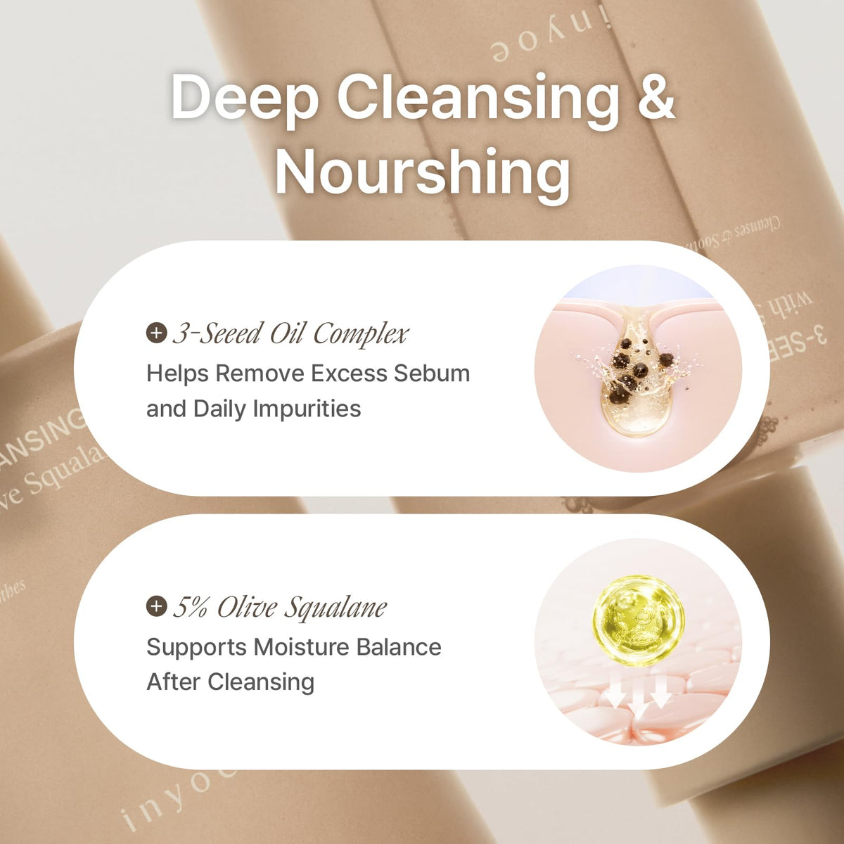 inyoe pump dispense droplet highlighting smooth pump action and convenient single-hand use