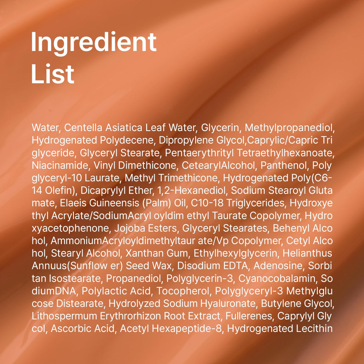 inyoe ingredients layout with fenugreek and centella emphasizing soothing support