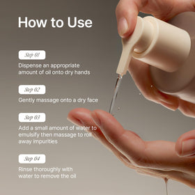 inyoe use demo makeup removal illustrating gentle massage removing makeup efficiently