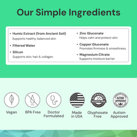 ION* mist spraying onto skin offering lightweight hydration benefit
